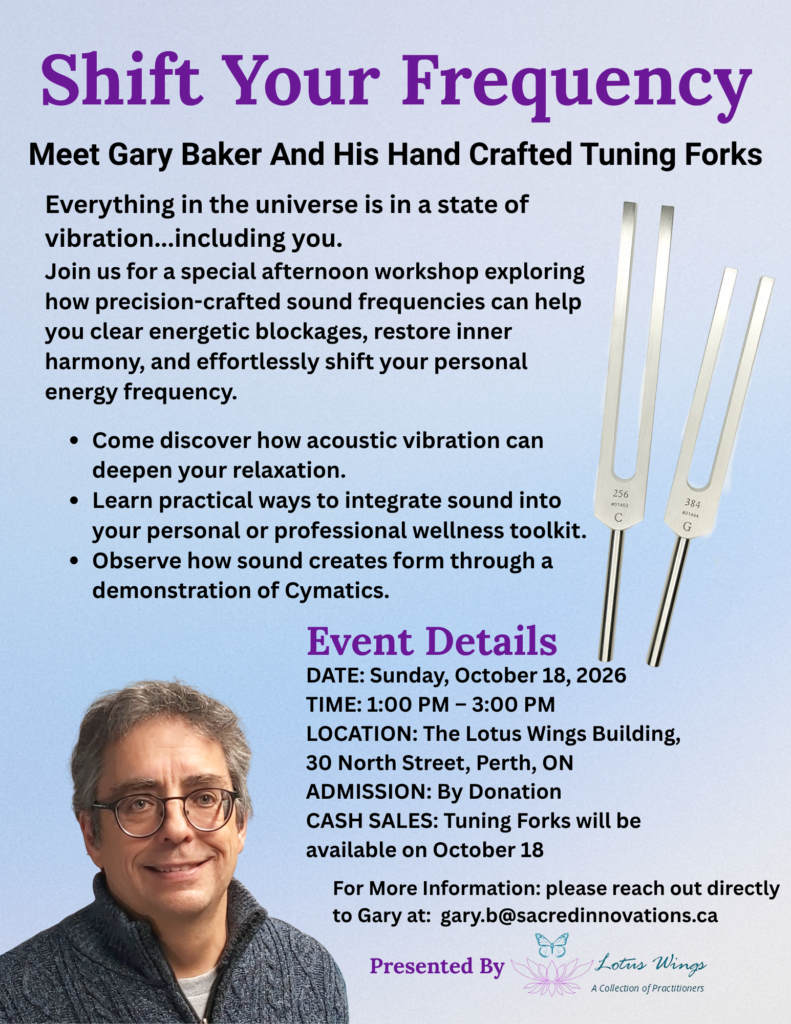 Experience Hand Crafted Tuning Forks to Shift Your Frequency